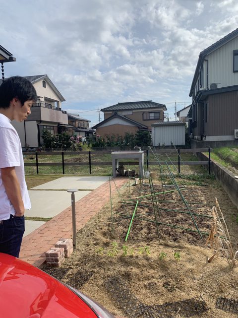 大根の準備｜ 岡崎市・豊田市のエクステリア・外構工事はサンホームズ